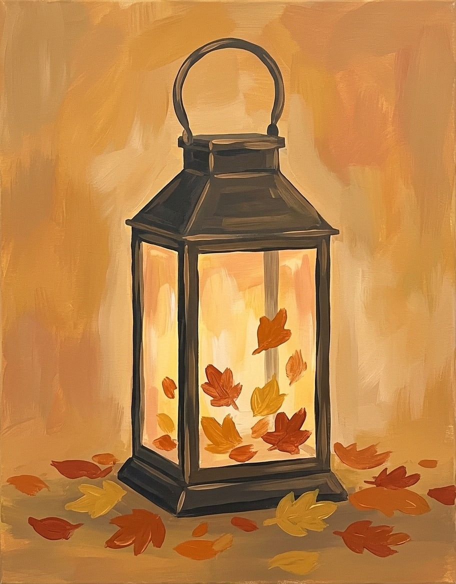 Autumn Lantern finished painting