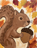 Autumn Squirrel finished painting