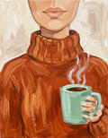 Coffee & Calm finished painting