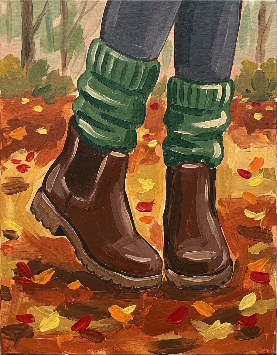 Foliage Beneath My Feet finished painting