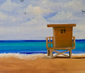 Lifeguard Beach Day finished painting
