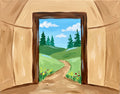 Open Door Path Paint Party Kit finished painting