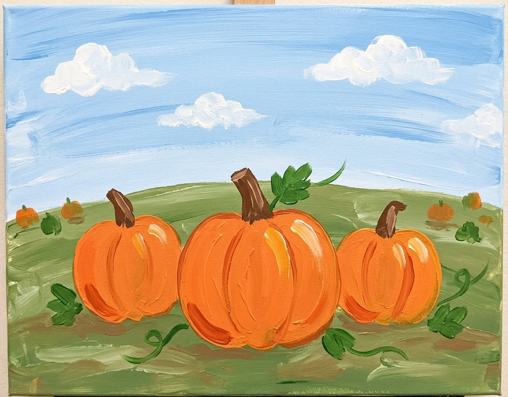 Pumpkin Patch finished painting