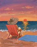 Seaside Serenity finished painting