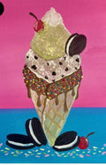 Sweet Treat Ice Cream Cone Paint Party Kit painting